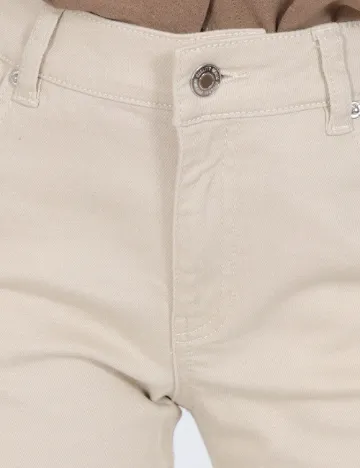 Pantaloni Vero Moda, bej Crem