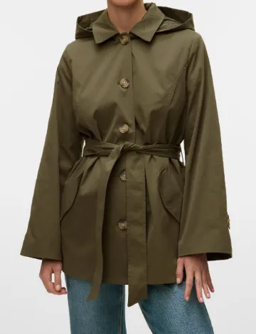 Trench Vero Moda, verde Verde