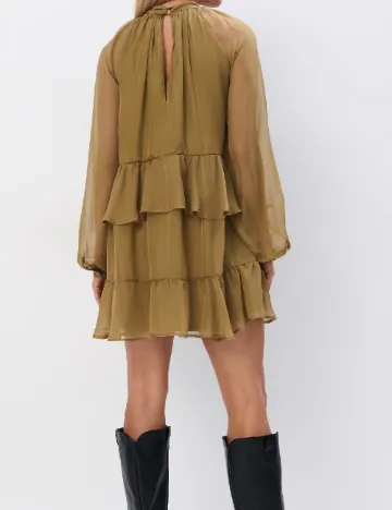 Rochie scurta Mohito, kaki Verde