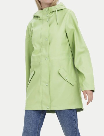 Geaca impermeabila Vero Moda, verde