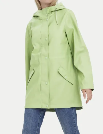 Geaca impermeabila Vero Moda, verde Verde