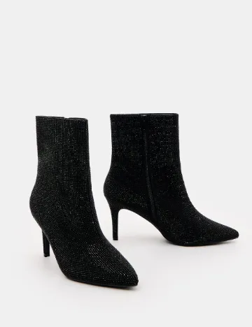 Botine Mohito, negru Negru