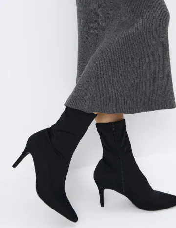 Botine Mohito, negru Negru