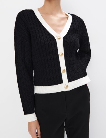 Cardigan Mohito, negru