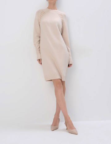 Rochie scurta Mohito, crem