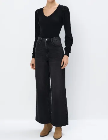 Bluza Mohito, negru Negru