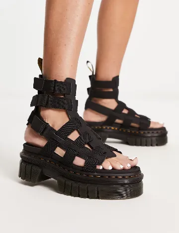 Sandale Dr Martens, negru Negru