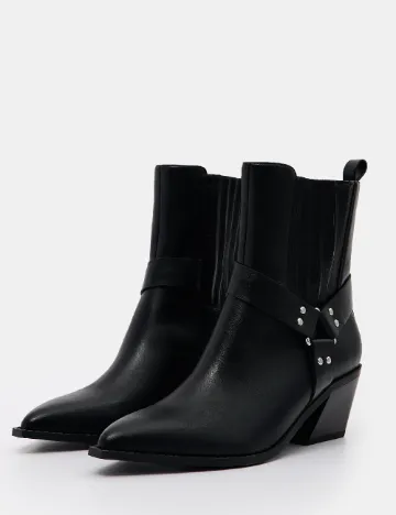 Botine Mohito, negru Negru