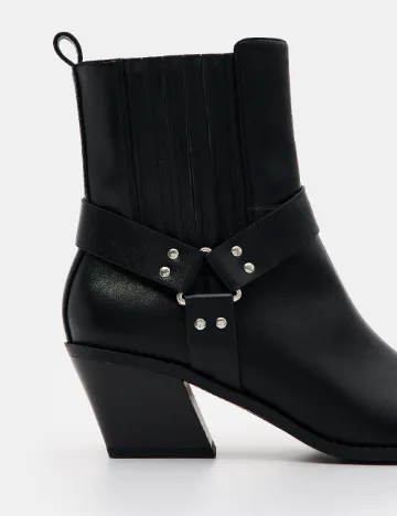 Botine Mohito, negru Negru