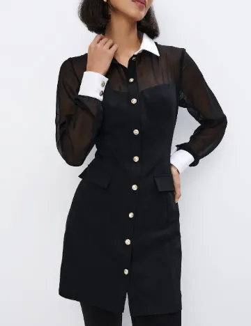 Rochie scurta Mohito, negru Negru