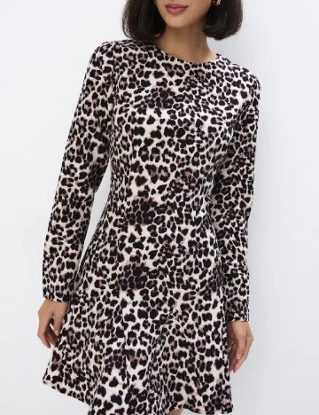 Rochie scurta Mohito, animal print Animal print