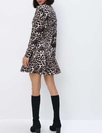 Rochie scurta Mohito, animal print