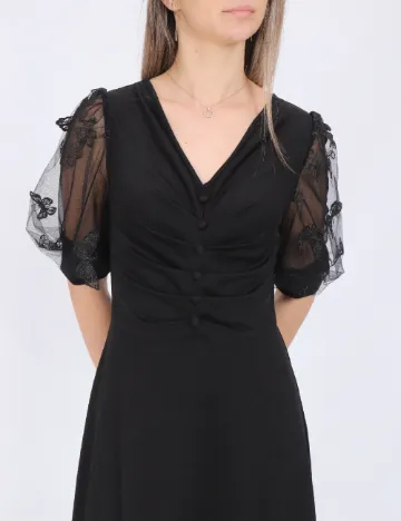 Rochie lunga SHEIN, negru Negru