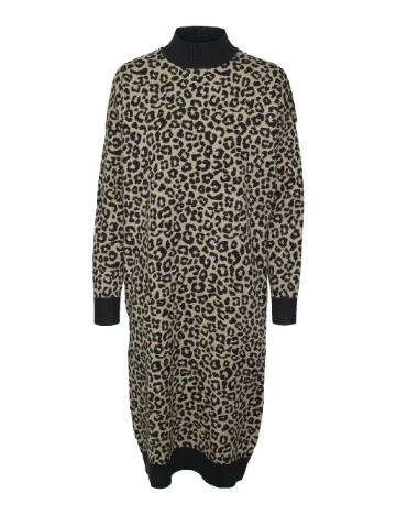 Rochie medie Vero Moda, animal print Animal print