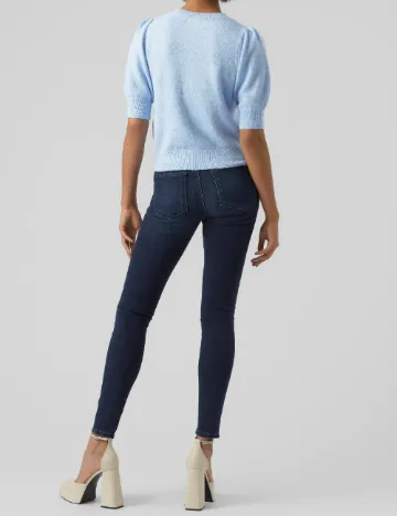 Bluza Vero Moda, bleu Albastru