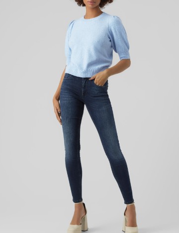 Bluza Vero Moda, bleu