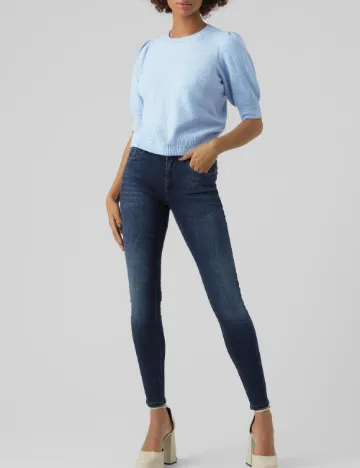 Bluza Vero Moda, bleu Albastru