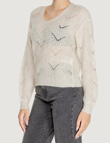 Bluza Jacqueline de Yong, crem