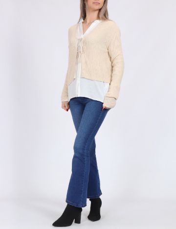 Cardigan Vero Moda, crem