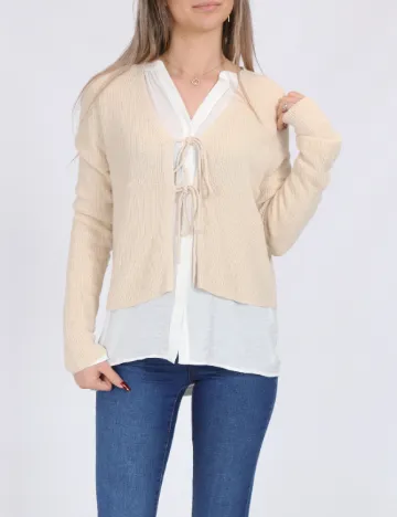 Cardigan Vero Moda, crem Crem