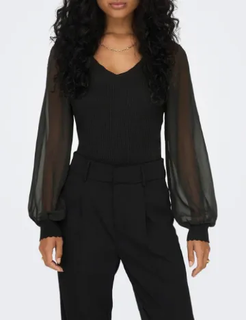 Bluza Only, negru Negru