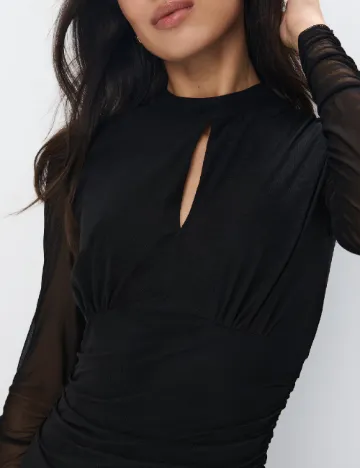 Rochie scurta Mohito, negru Negru