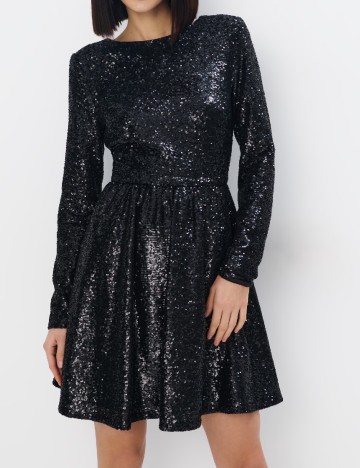 Rochie scurta Mohito, negru