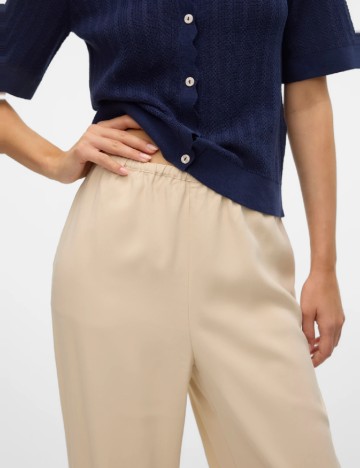 Pantaloni Vero Moda, crem