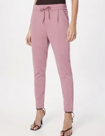 Pantaloni Vero Moda, roz pudra inchis Roz