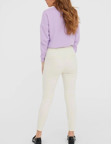 Pantaloni Vero Moda, crem