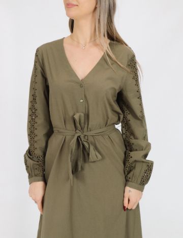 Rochie medie Only, verde