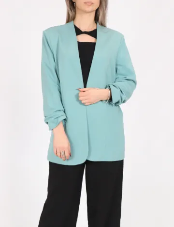 Blazer Only, turcoaz Albastru