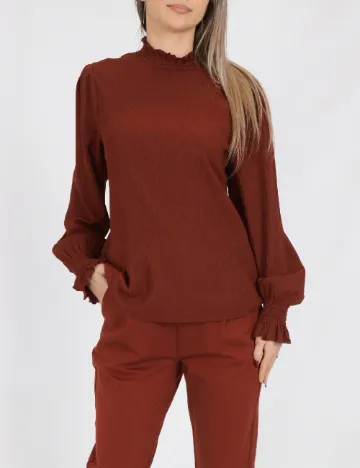 Bluza Vero Moda, visiniu Rosu