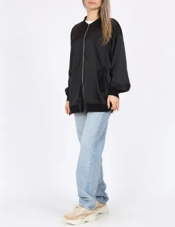 Jacheta Oversize Vero Moda, negru Negru