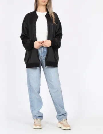 Jacheta Oversize Vero Moda, negru Negru