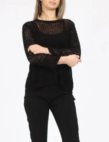 Bluza Jacqueline de Yong, negru Negru