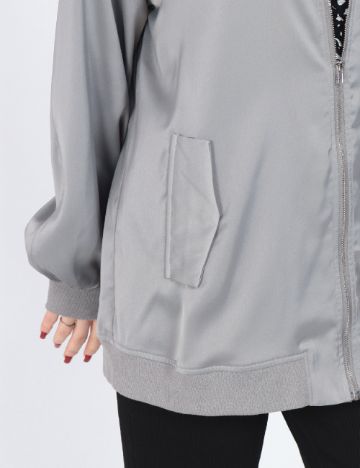 Jacheta Oversize Vero Moda, gri