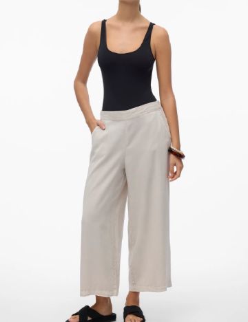 Pantaloni Vero Moda, bej