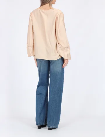 Bluza Jacqueline de Yong, crem Crem