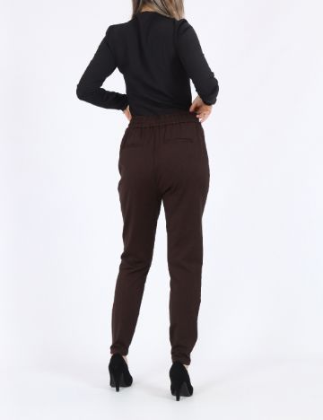 Pantaloni Vero Moda, maro inchis