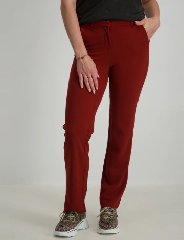 Pantaloni Vero Moda, caramiziu