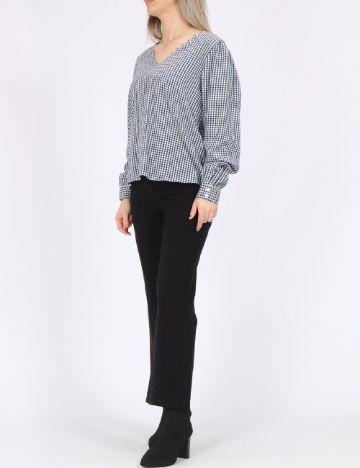 Bluza Jacqueline de Yong, alb/negru