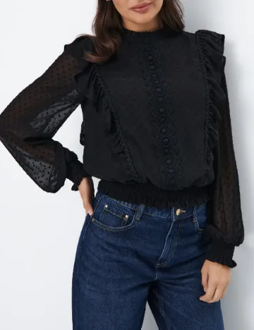 Bluza Mohito, negru Negru