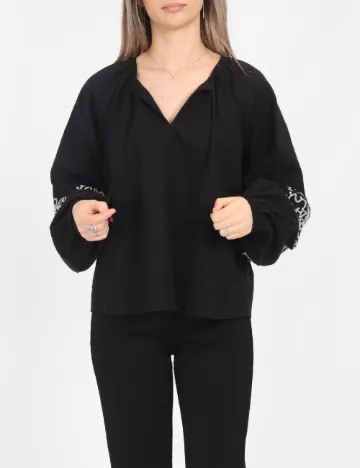 Bluza Jacqueline de Yong, negru Negru