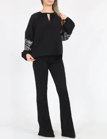 Bluza Jacqueline de Yong, negru Negru