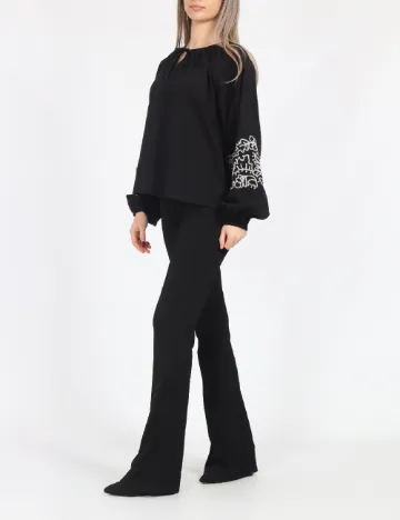 Bluza Jacqueline de Yong, negru Negru