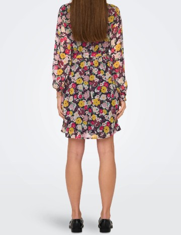 Rochie scurta Jacqueline de Yong, floral print