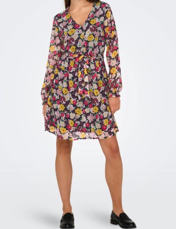 Rochie scurta Jacqueline de Yong, floral print