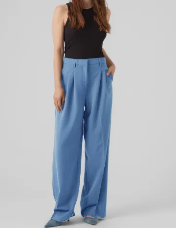 Pantaloni Vero Moda, albastru Albastru