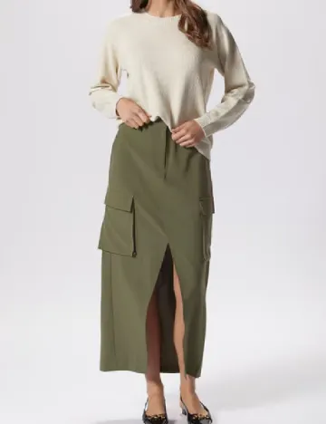 Fusta Vero Moda, verde Verde